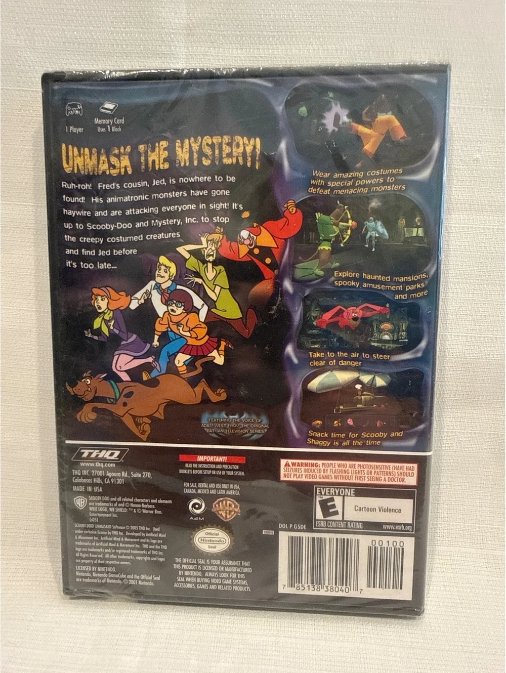 Scooby-Doo! Unmasked Nintendo GameCube Game - Sealed